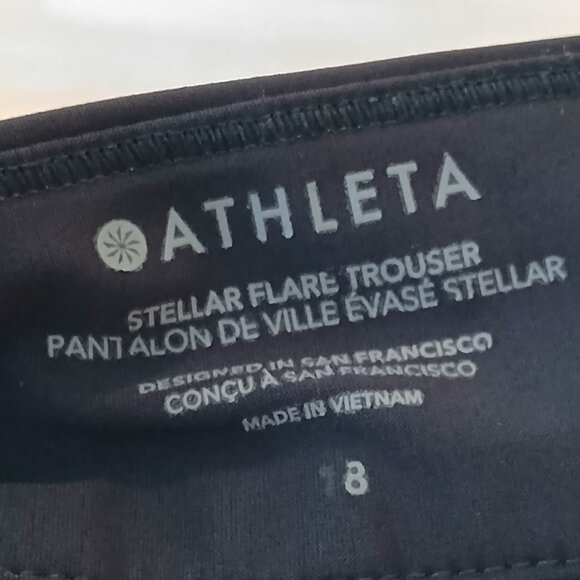 Athleta Stellar Flare Trouser Black Size 18 - Picture 9 of 10